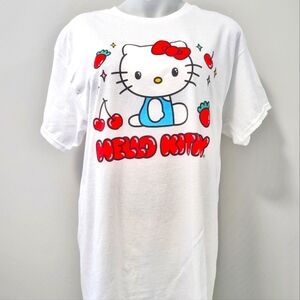 Sanrio Hello Kitty White Short Sleeves T-Shirt